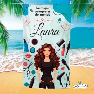 Toallas personalizadas a Full Print  PELUQUERA