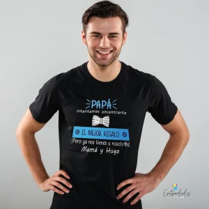 Camiseta Hombre Personalizada – Diseño No sabíamos que regalarte