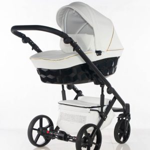 Carro 3 Piezas CUBIC Blanco + Negro -El Mimo de Mama-