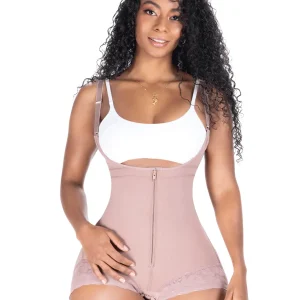 Fajas Sonryse Post-Op & Postpartum Faja Open Bust Panty Shapewear Bodysuit