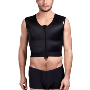 Venta Final Liquidación Lipoelástico MTmS Comfort - Chaleco Ginecomastia - Cremallera Frontal Y Hombro Ajustable